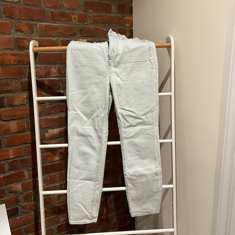 MADEWELL MOM JEANS LIGHT WASH